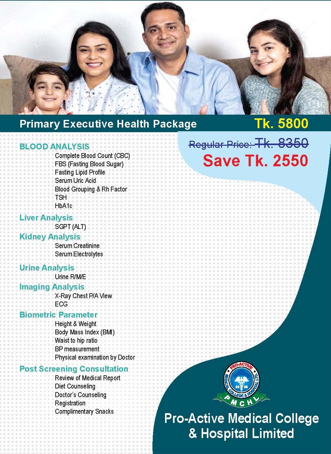 Primary Executive Health Package