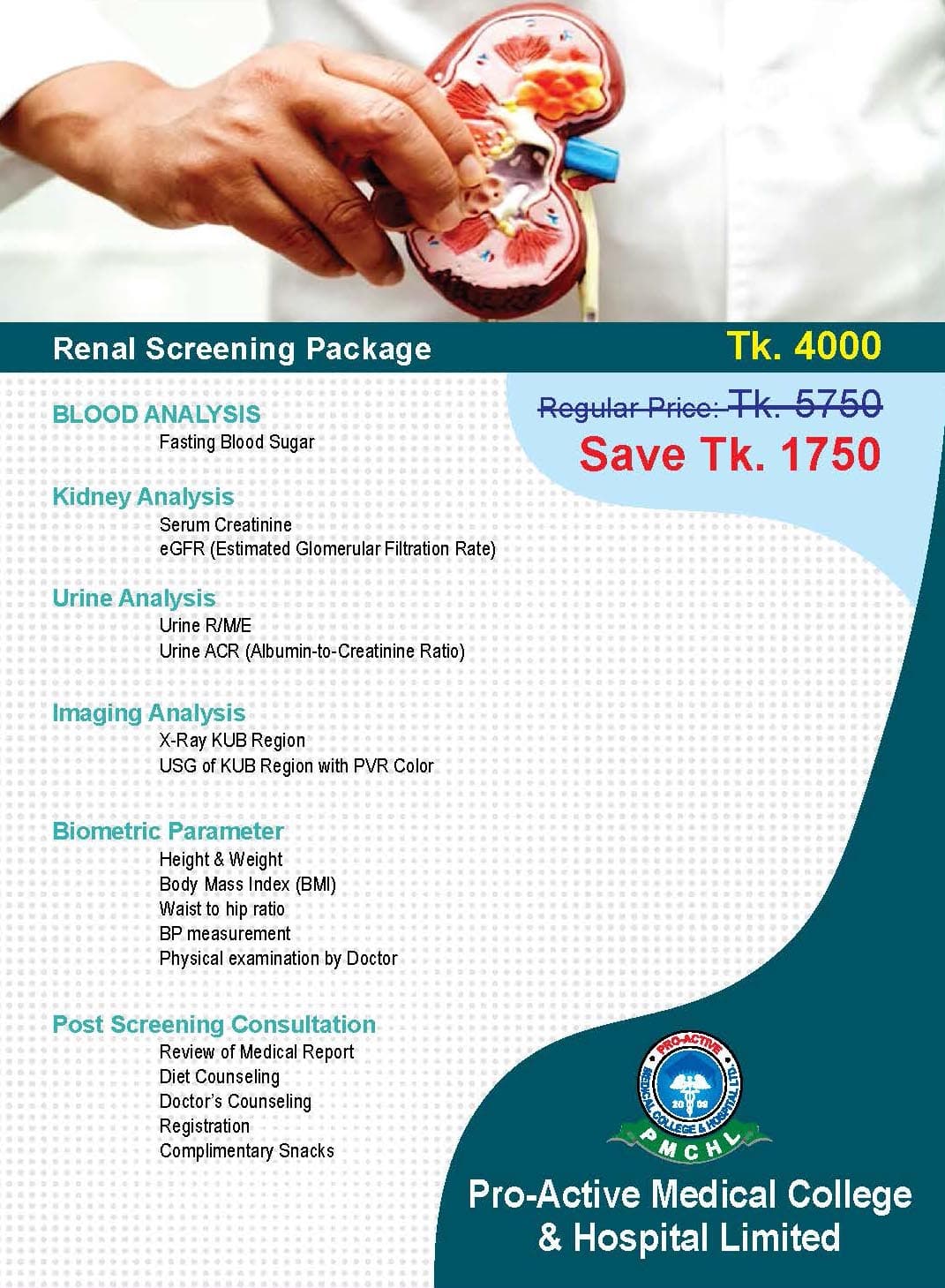 Renal Screening Package